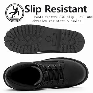 【soooo 】RESISTANT SWIFT Amazon.com: SUADEX Steel Toe Boots for Men Women,Heat